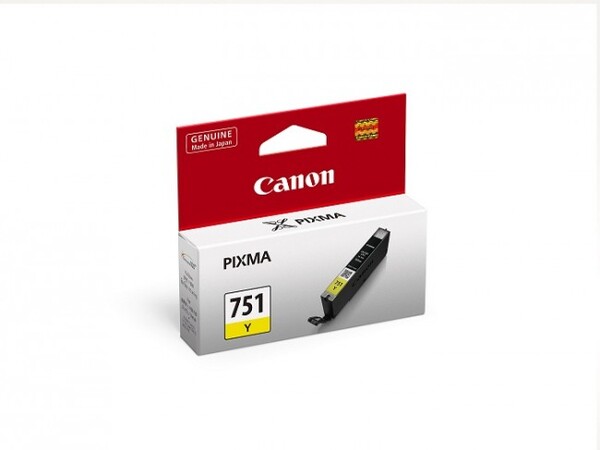 Canon CLI-751 Y 原廠標準容量黃色墨水匣